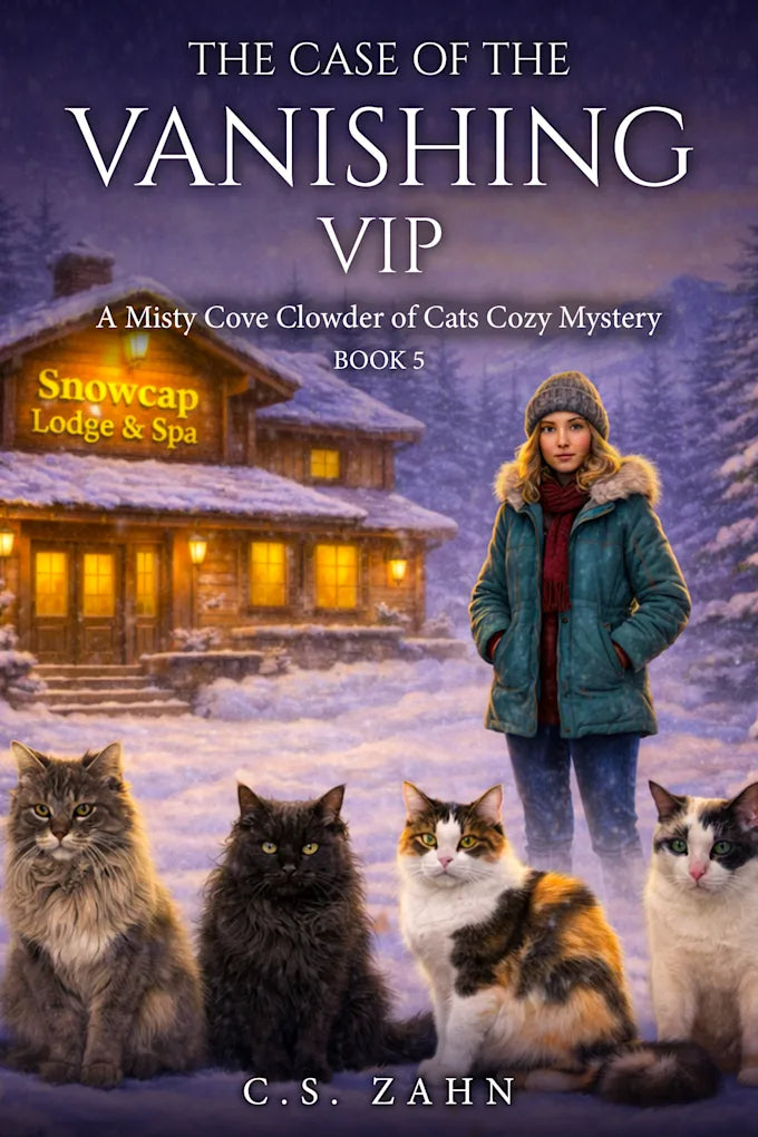 The Case of the Vanishing VIP: A Clowder of Cats Cozy Mystery Book 5