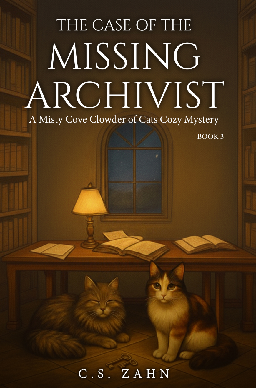 The Case of the Missing Archivist: A Clowder of Cats Cozy Mystery Book 3
